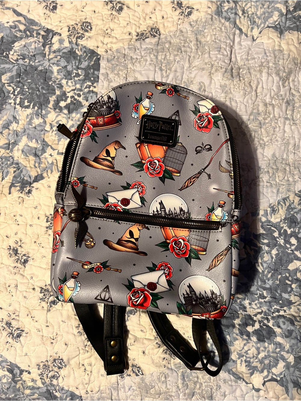 Loungefly x Harry Potter Tattoo Relics Mini Backpack